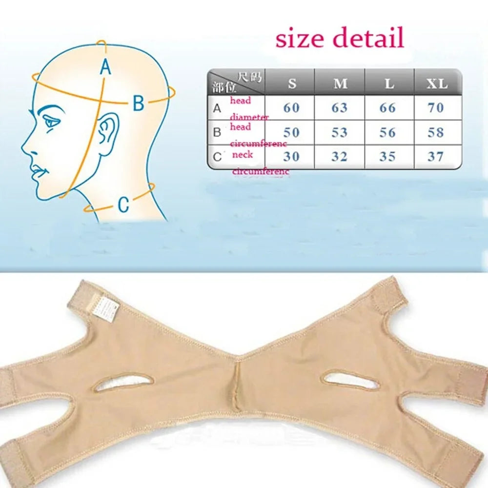 V-Line Gesichtslifting-Bandage – Kieferlinie & Doppelkinn straffen