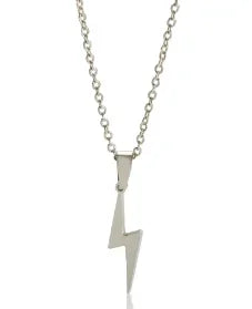 Quadratische Anhänger-Halskette aus Edelstahl mit feiner Kette für Damen