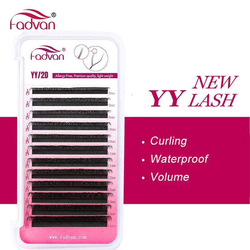 Profi Wimpernverlängerung Faux Mink – C/D Curl Volume Fans 0,05/0,07mm