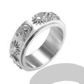 Individueller Ring mit runden Perlen – Schmaler Ring mit klaren Kristall-Zirkonia-Steinen – Wasserfester Edelstahlring – Schlichter feiner Schmuck