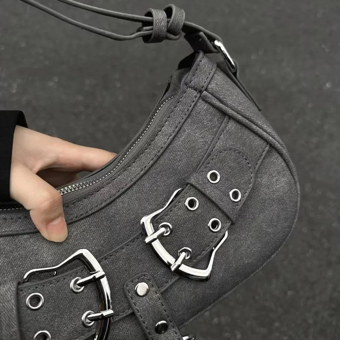 Trendy Unterarmtasche Damen – Casual Schultertasche im Spicy Girl Style
