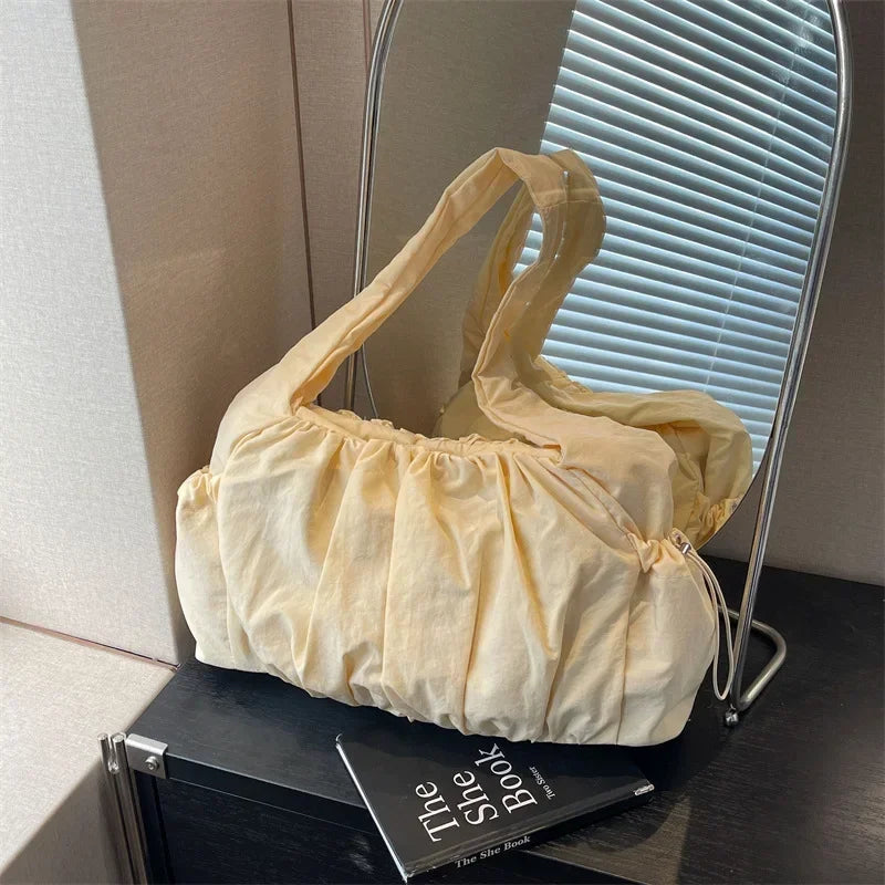 Nylon Shopper Tasche Damen – Große Schultertasche für Uni & Alltag