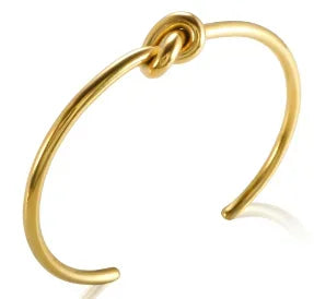 Fashion Simple Stainless Steel 3 Crystal Bracelet Bangle