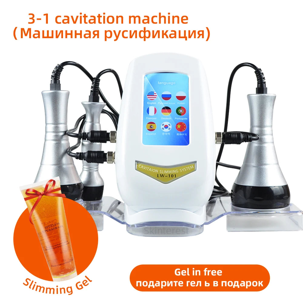 3-in-1 Körperstraffungs-Massagegerät – Kavitation, Lifting & Spa