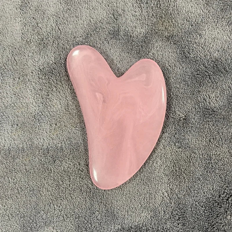 Jade Gua-Sha Gesichtsmassage-Brett – Natürliche Hautpflege & Entspannung