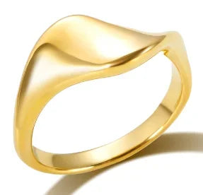 Stainless Steel Ring for Women Inlaid Zircon Rings Waterproof Romantic Fashion Jewelry