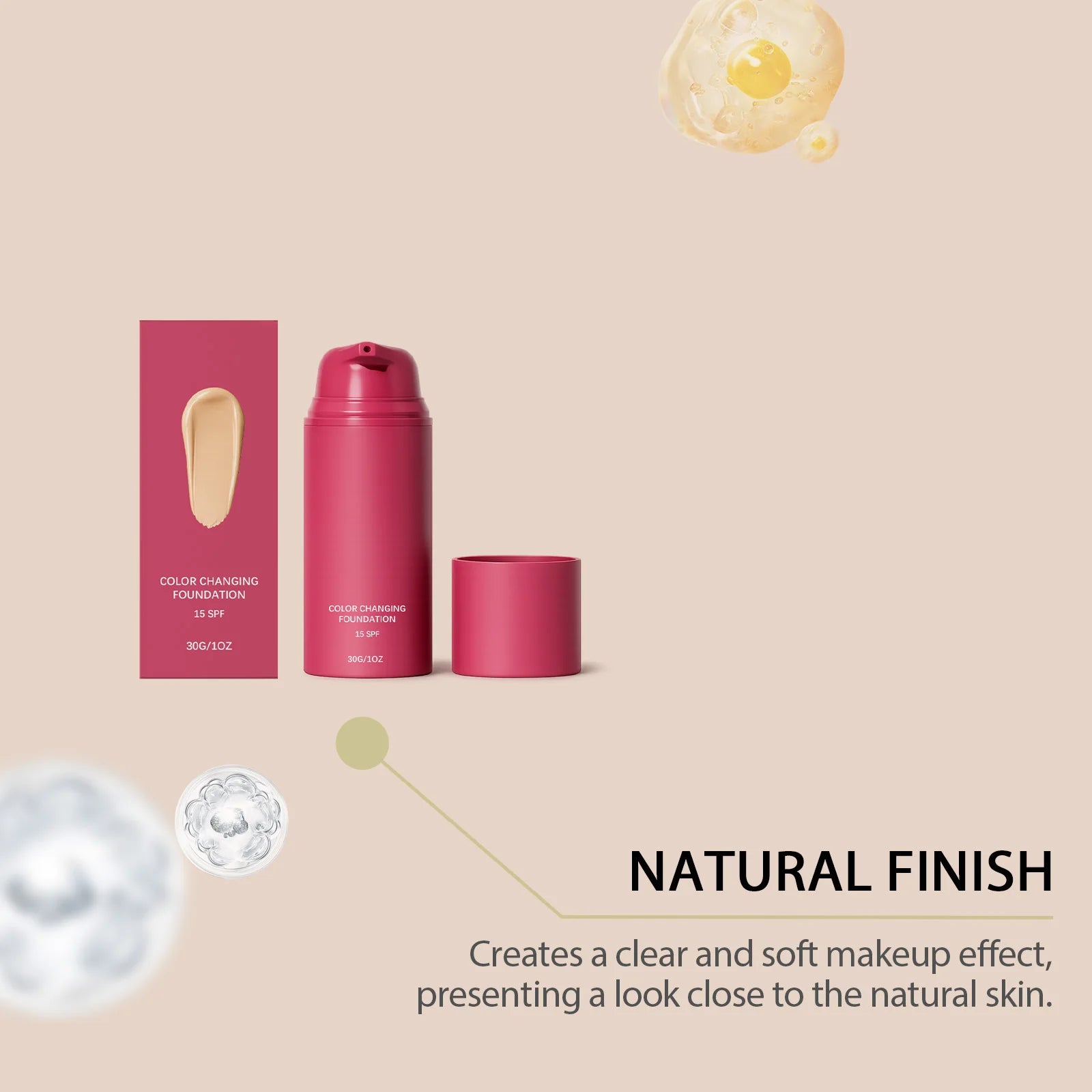 Foundation Warm Tone – Natürlich, Langanhaltend & Leicht
