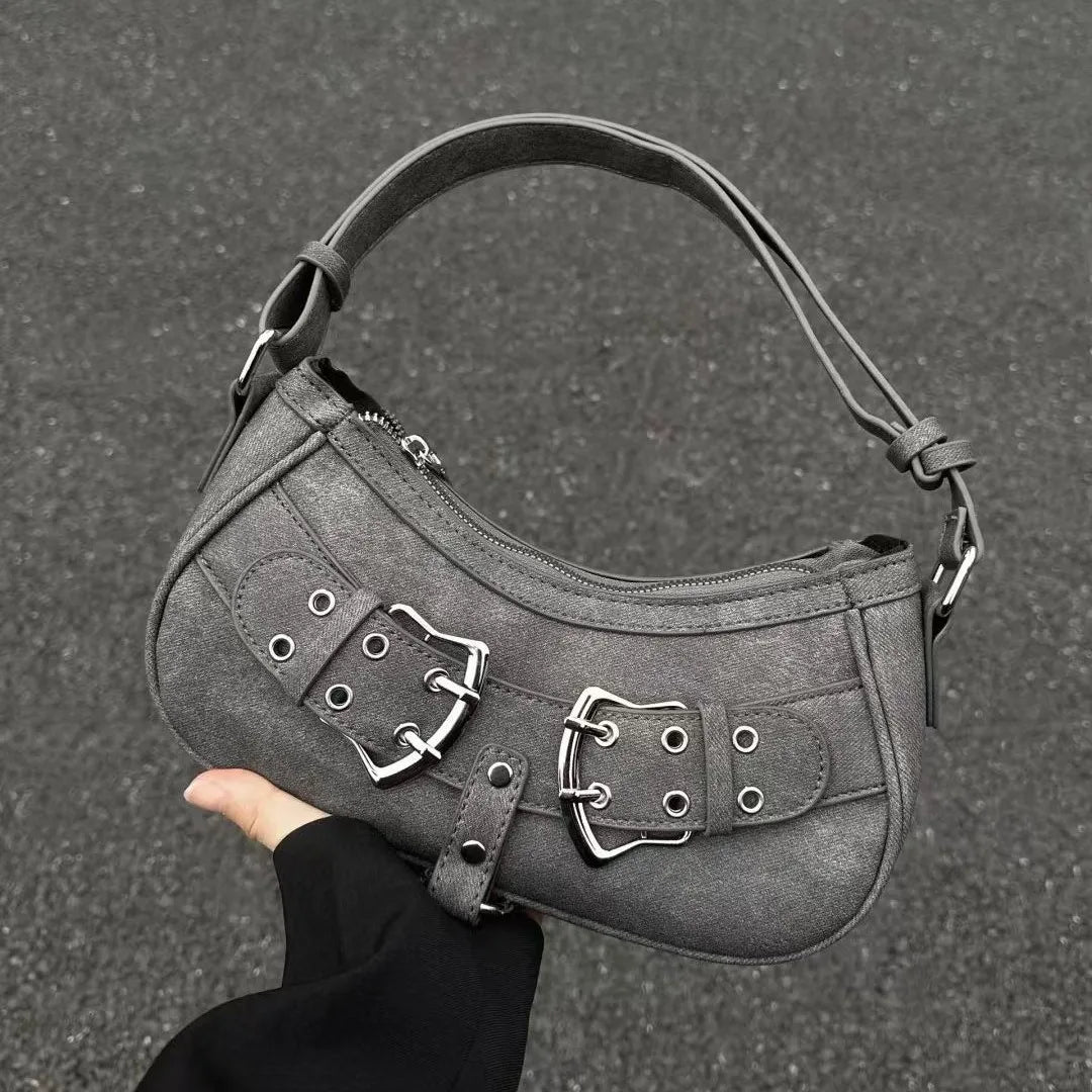 Trendy Unterarmtasche Damen – Casual Schultertasche im Spicy Girl Style