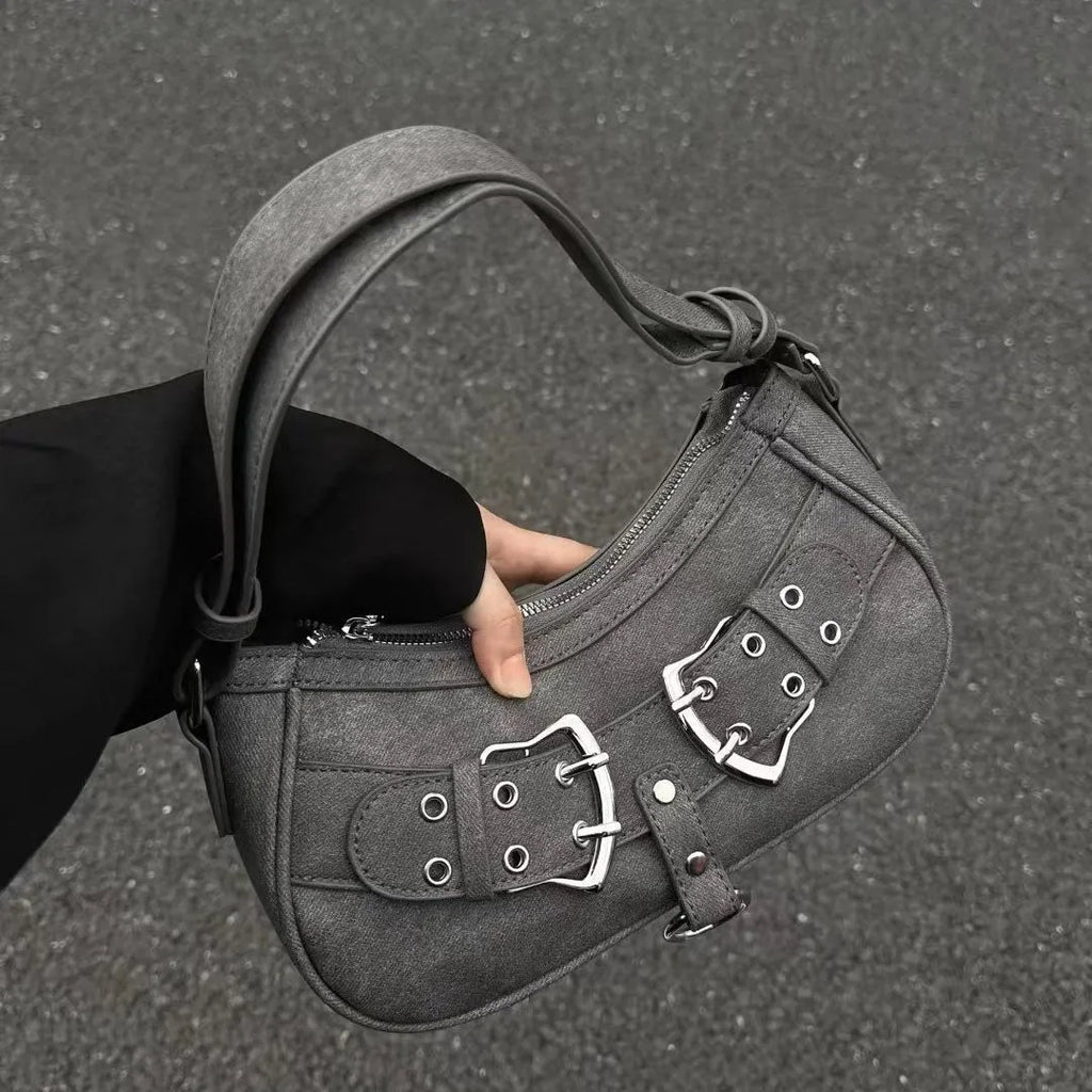 Trendy Unterarmtasche Damen – Casual Schultertasche im Spicy Girl Style