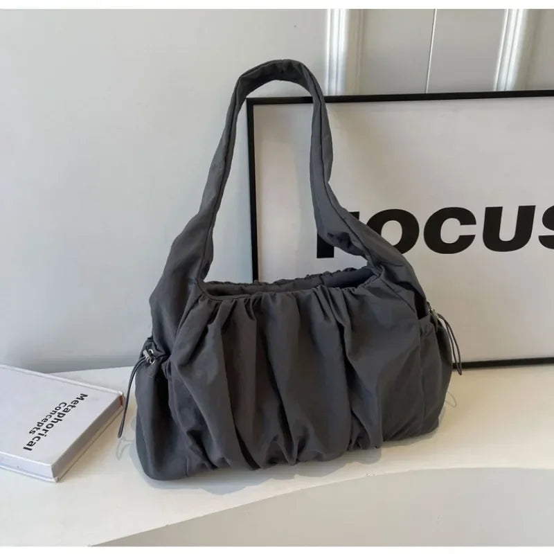 Nylon Shopper Tasche Damen – Große Schultertasche für Uni & Alltag