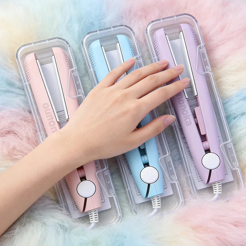 3-in-1 Haarglätter – Mini-Glätteisen, Lockenstab & Heißkamm – Professionelles Stylinggerät für Haare und Bart