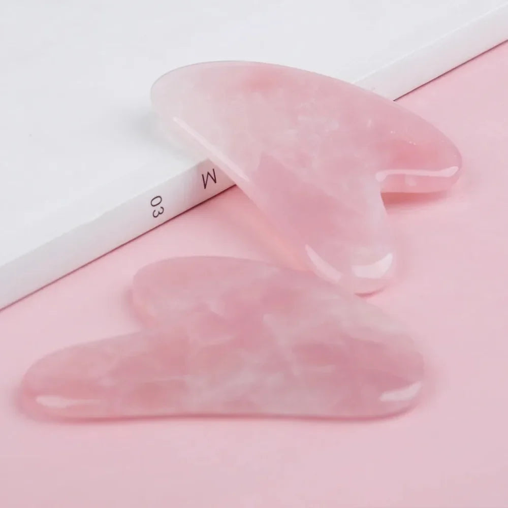 Jade Gua-Sha Gesichtsmassage-Brett – Natürliche Hautpflege & Entspannung