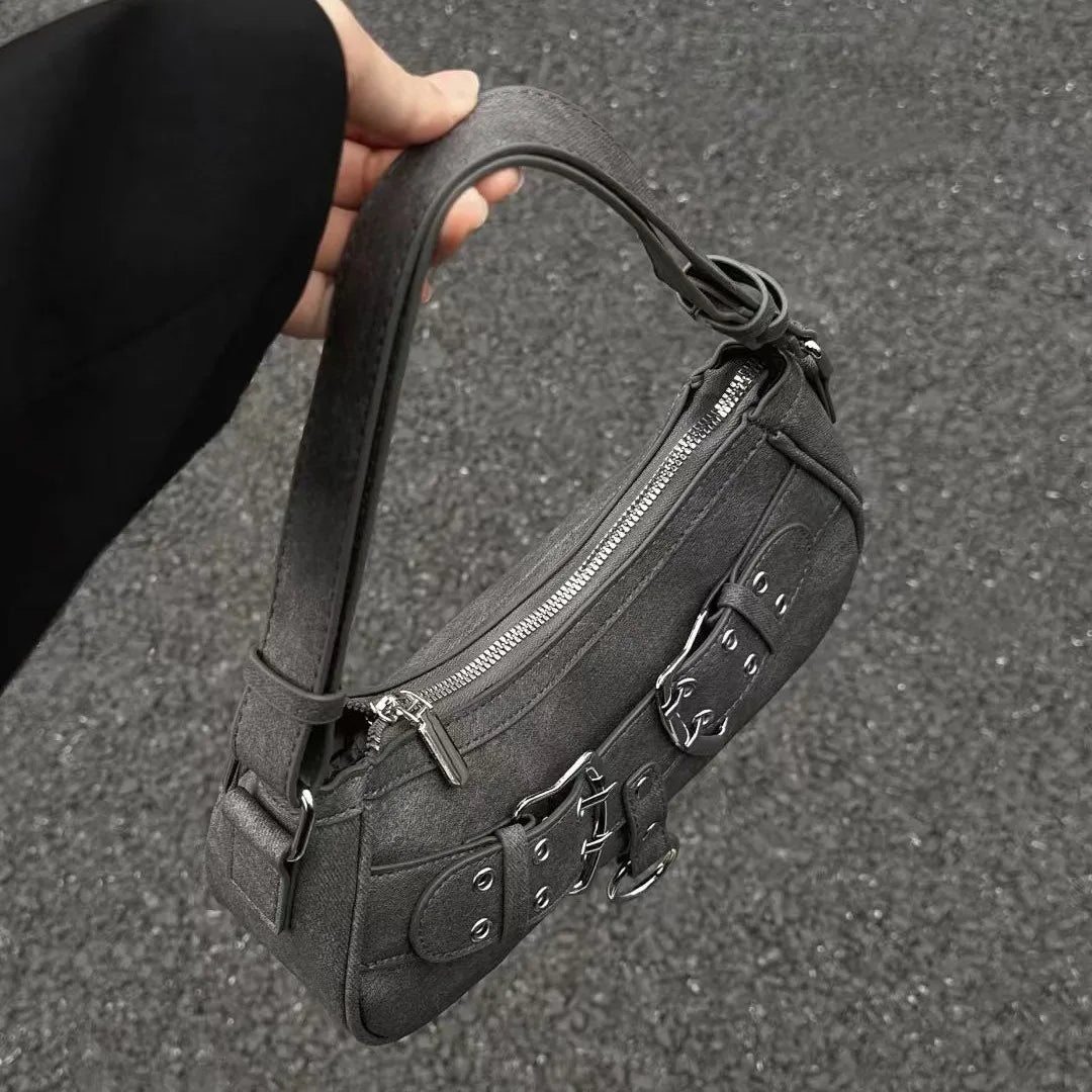 Trendy Unterarmtasche Damen – Casual Schultertasche im Spicy Girl Style