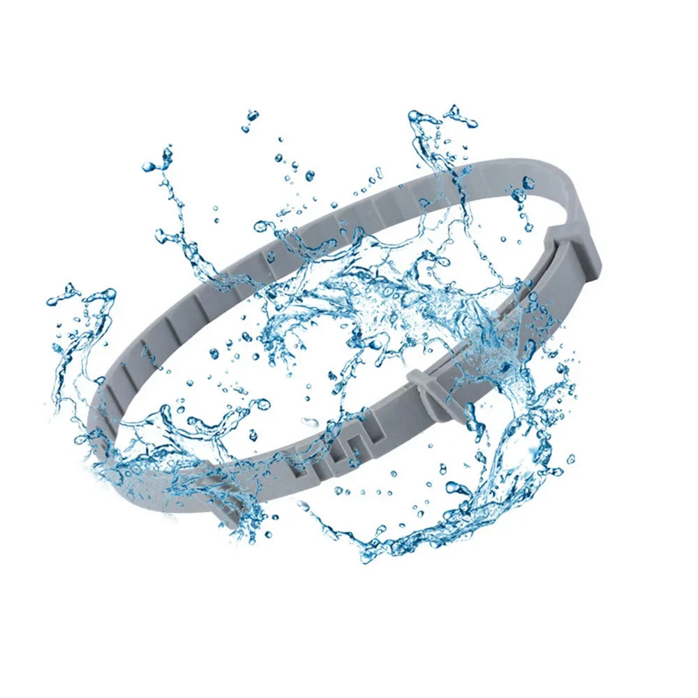 Verstellbares Kunststoff-Halsband für Hunde – Wasserdichtes Haustier-Halsband für Hunde und Katzen – Für kleine, mittelgroße und große Tiere