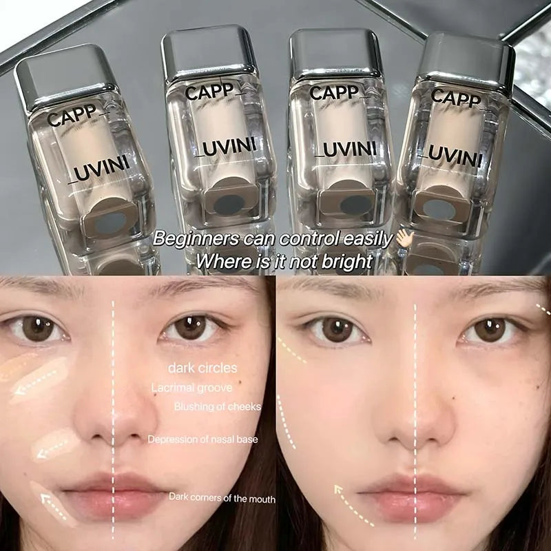 Concealer Creme Cappuvini – Deckt Augenringe & Akne, Aufhellend & Konturierend