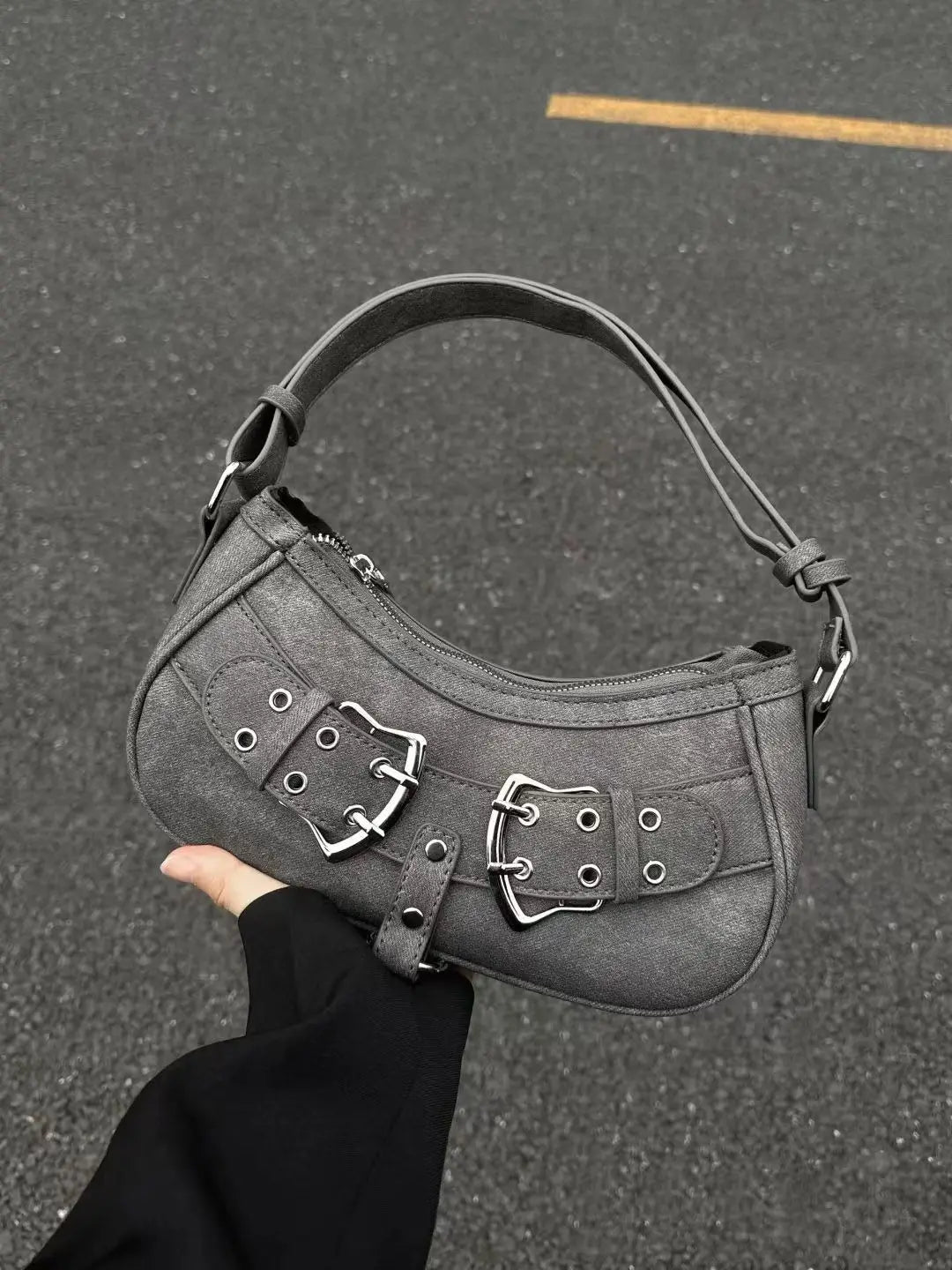 Trendy Unterarmtasche Damen – Casual Schultertasche im Spicy Girl Style
