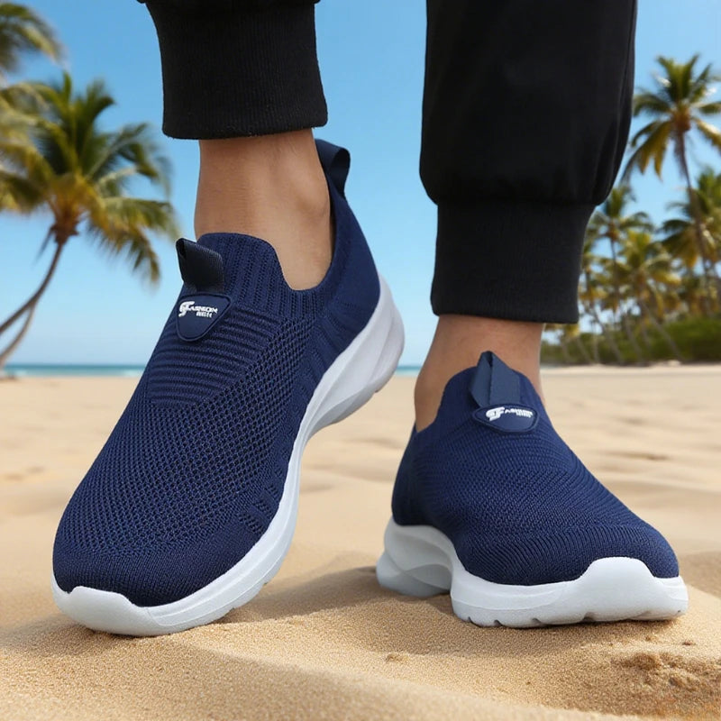 Lauf-Mesh-Schuhe – Modische Freizeit-Sneaker für Herren – Atmungsaktive Sportschuhe für Outdoor, Fitnessstudio und Tenni