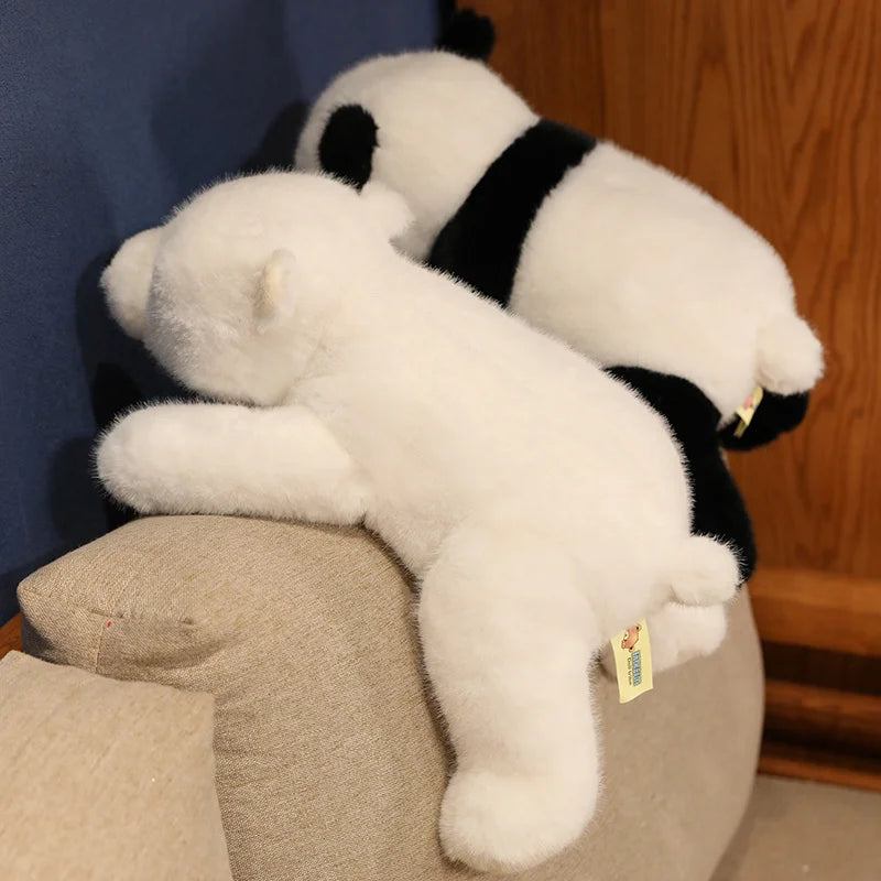 Panda Plush Comfort Soft Animal Plush Raccoon Fox Bear Floor Cushion Birthday Gifts Soft Pillow Toys for Girls Gift Room Decor