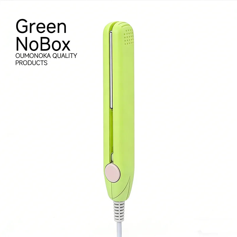 3-in-1 Hair Straightener for Hair Mini Flat Iron Styling Tools & Appliances Brush Beard Salon Hair Curler Professional Hot Comb