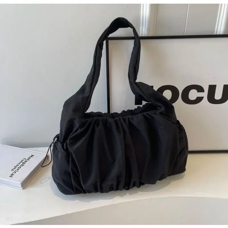 Nylon Shopper Tasche Damen – Große Schultertasche für Uni & Alltag