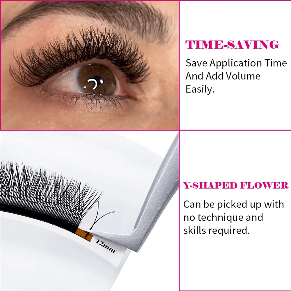 Profi Wimpernverlängerung Faux Mink – C/D Curl Volume Fans 0,05/0,07mm