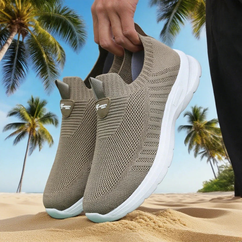 Lauf-Mesh-Schuhe – Modische Freizeit-Sneaker für Herren – Atmungsaktive Sportschuhe für Outdoor, Fitnessstudio und Tenni