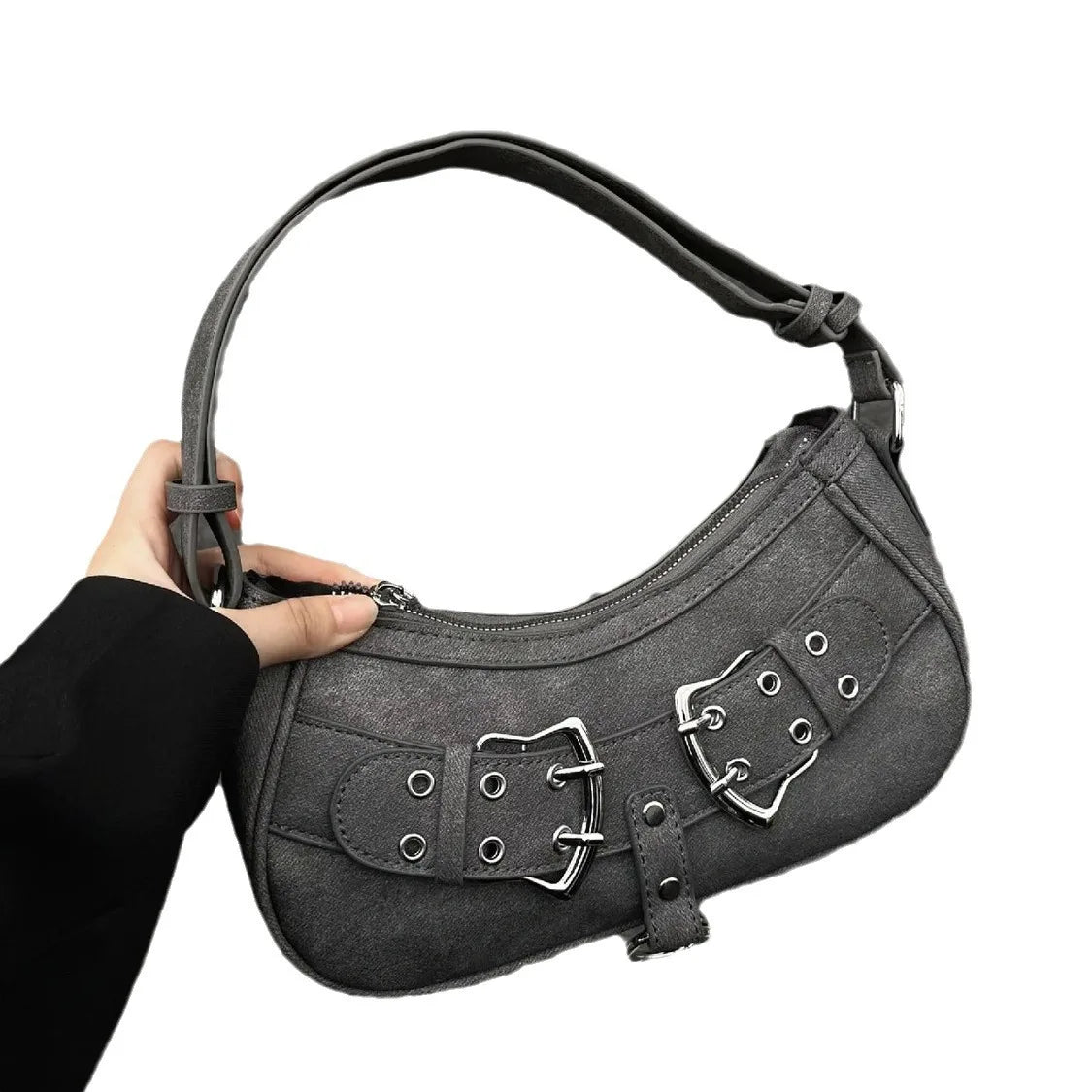 Trendy Unterarmtasche Damen – Casual Schultertasche im Spicy Girl Style