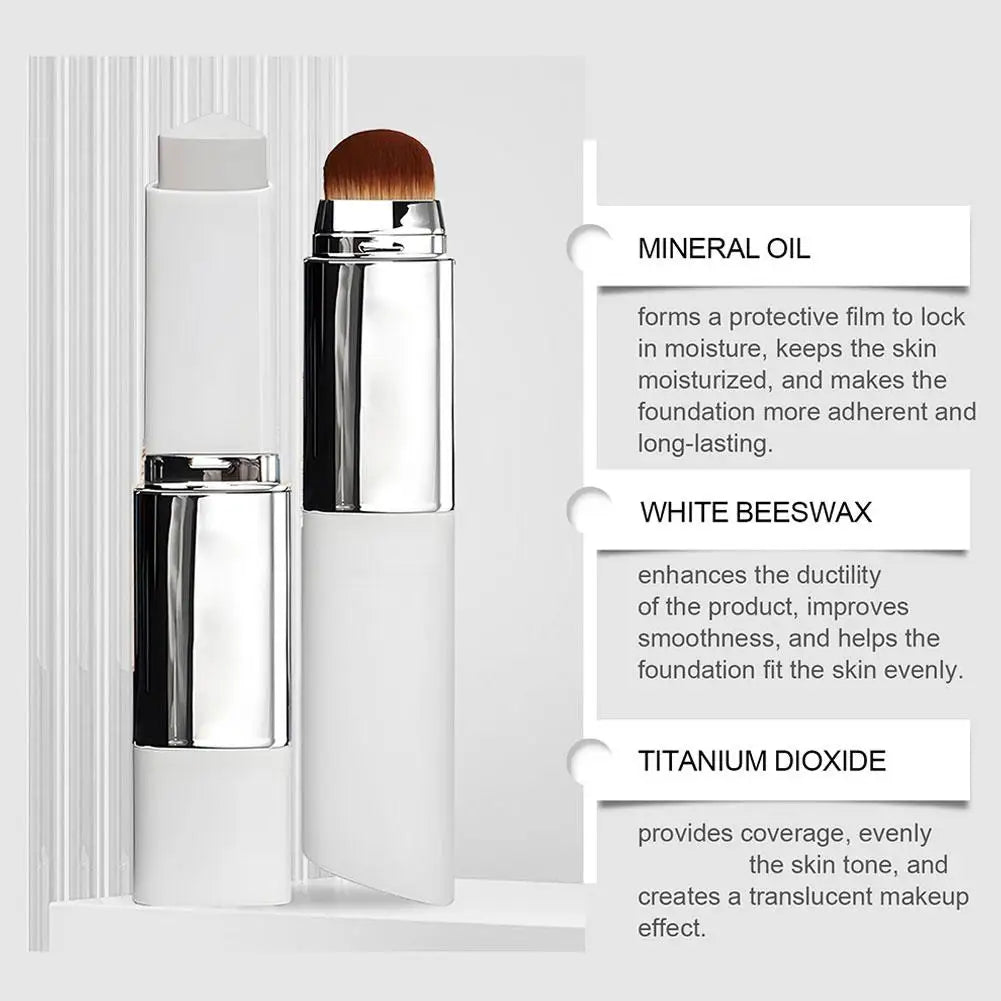 2-in-1 Farbwechselnde Foundation-Stick-Flüssigfoundation – Leicht, Feuchtigkeitsspendend & Aufhellend – Farbwechselnde Foundation für alle Hauttypen