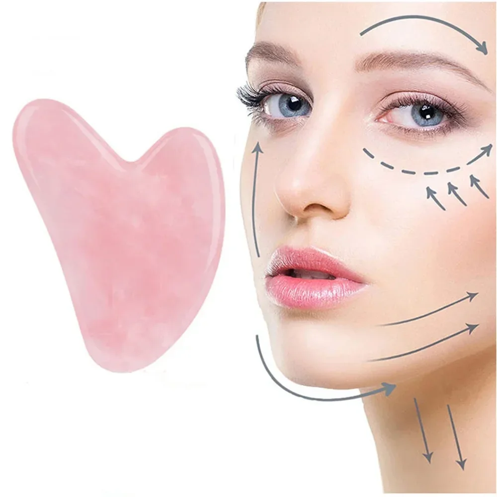 Jade Gua-Sha Gesichtsmassage-Brett – Natürliche Hautpflege & Entspannung