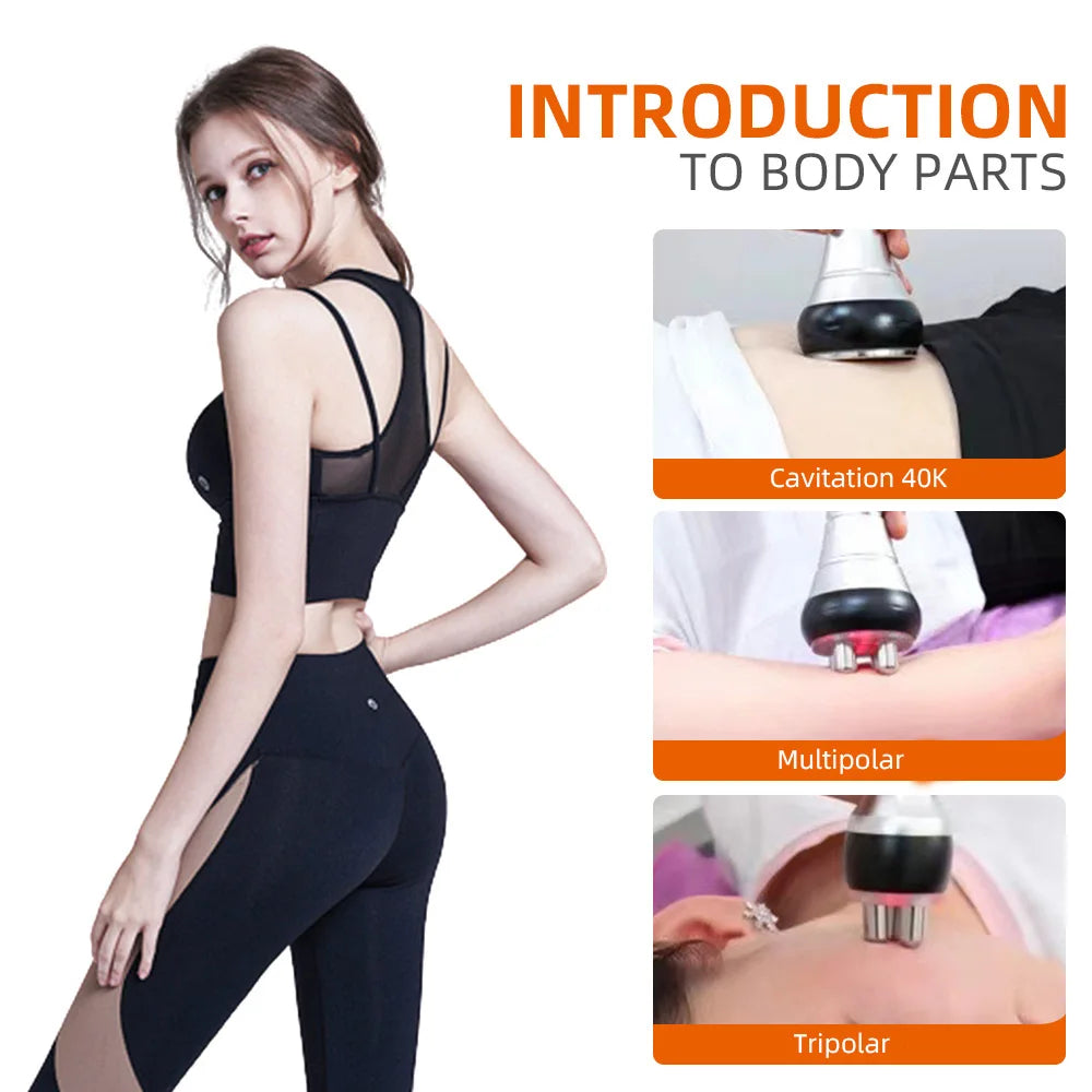 3-in-1 Körperstraffungs-Massagegerät – Kavitation, Lifting & Spa