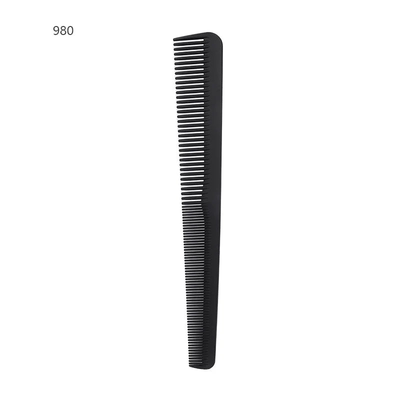 14Styles Hairdressing Carbon Comb for Haircut Barber Anti Static Black Rat Tail Comb Beauty Professional Hair Styling Tools Comb