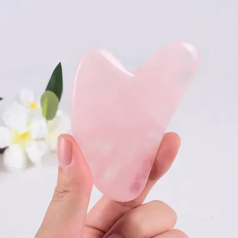 Jade Gua-Sha Gesichtsmassage-Brett – Natürliche Hautpflege & Entspannung