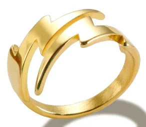 Stainless Steel Ring for Women Inlaid Zircon Rings Waterproof Romantic Fashion Jewelry