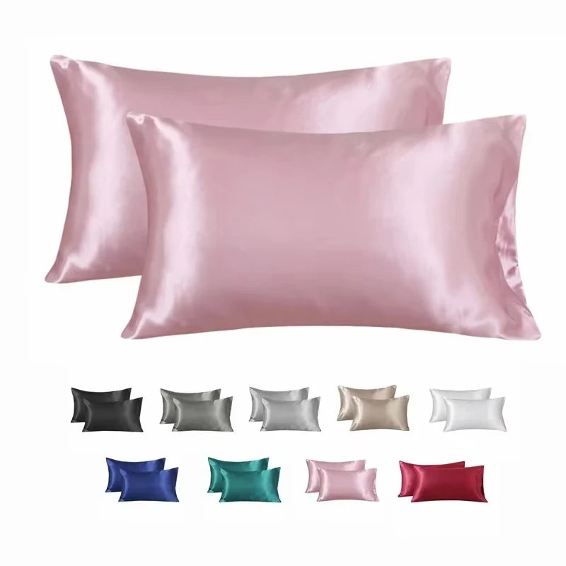 100 % Seiden-Kissenbezug, seidiger Satin-Kopfkissenbezug, Beauty-Kissenbezug für glänzendes Haar, komfortabler Kissenbezug für Wohn- und Schlafzimmerdekoration