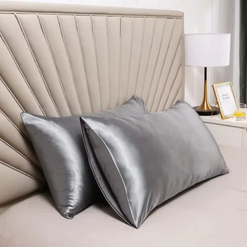100 % Seiden-Kissenbezug, seidiger Satin-Kopfkissenbezug, Beauty-Kissenbezug für glänzendes Haar, komfortabler Kissenbezug für Wohn- und Schlafzimmerdekoration