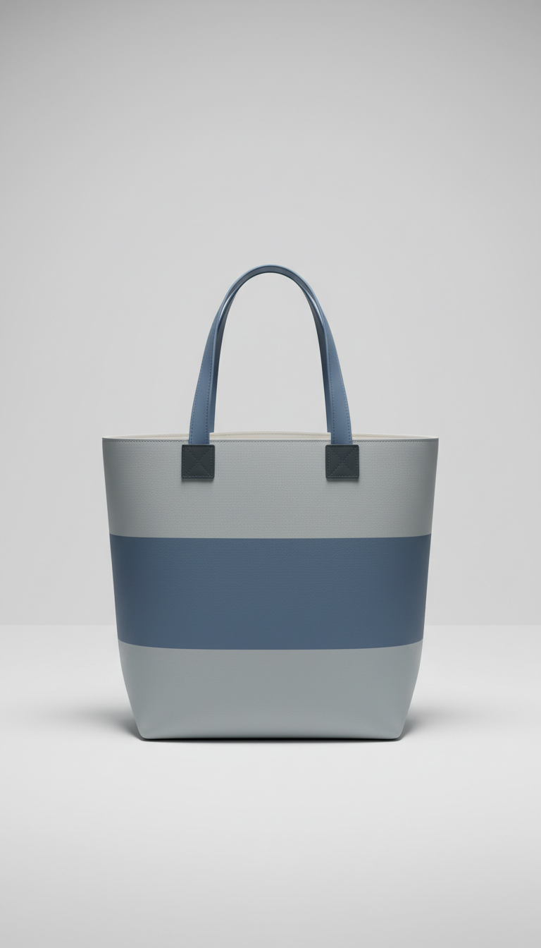 Textil-Shopper mit breiten Henkeln